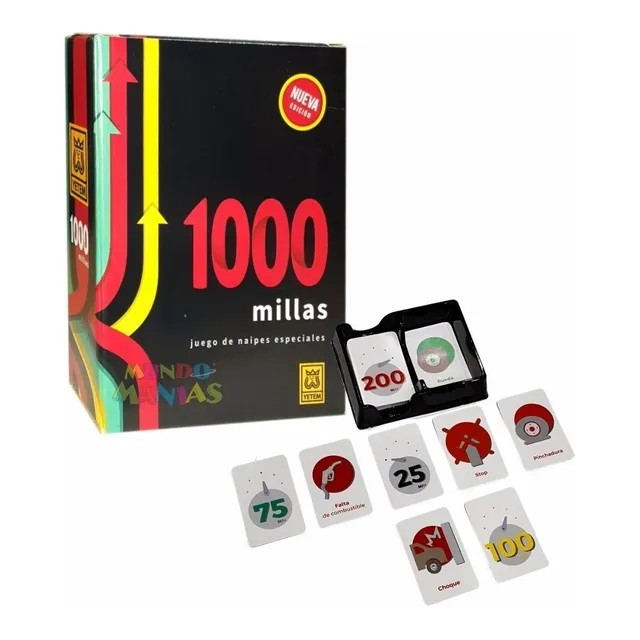 Mil Millas 1000 Juego De Cartas Especiales Original De Yetem