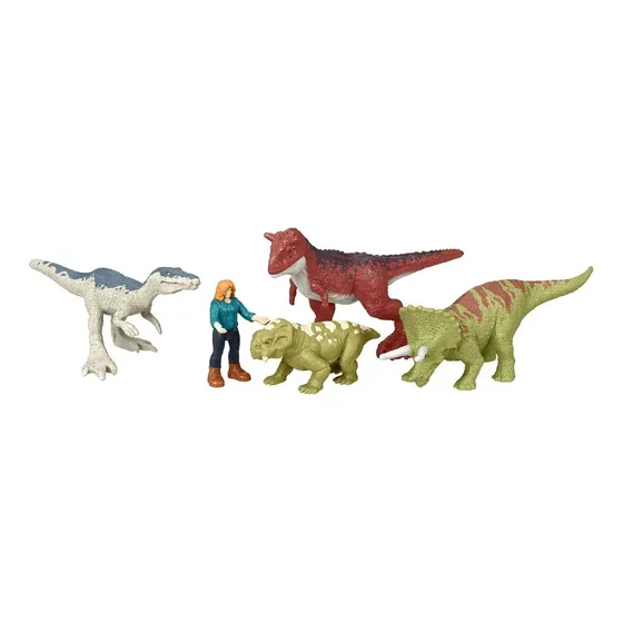 Carrito Con Dinosaurios X5 Jurassic World Dominion