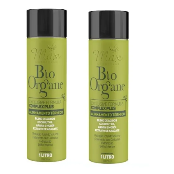 2 Progressivas Bio Organe - Max Cosméticos