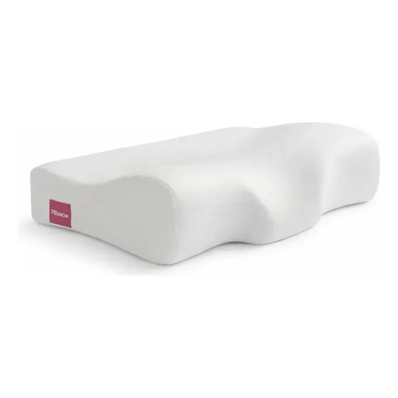 Travesseiro Anatômico Ortopédico Pillowow Best Pillow Branco Com Espuma de Memória e Capa Hipoalergênica
