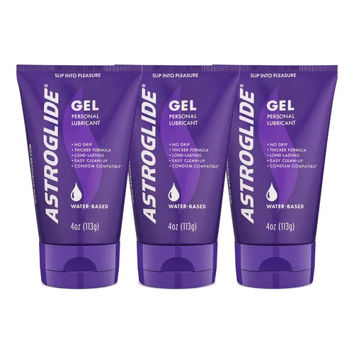 Astroglide Lubricante Personal En Gel, 4 Onzas, Paquete De D