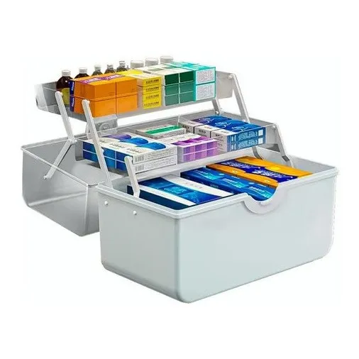 Caja Organizadora Plástica Multiuso Compartimientos Pequeña