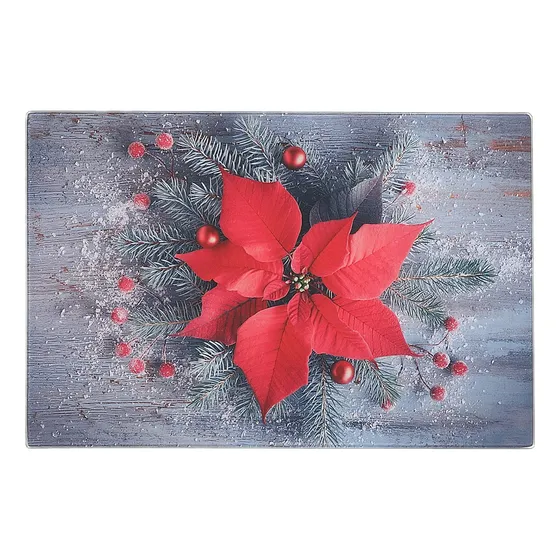 Tabla Cortar Vidrio Impreso Centro Mesa Pascua Utensilio
