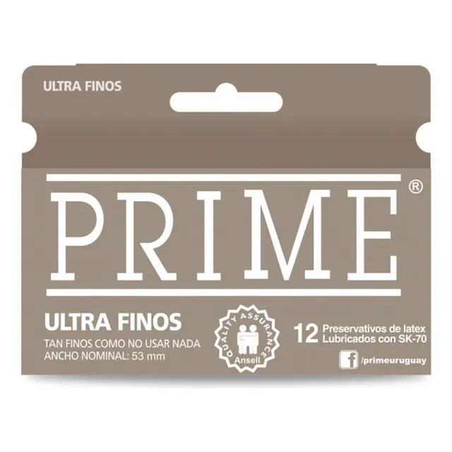 Preservativo Prime Ultrafino X12 Unidades