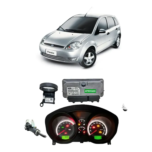 Kit Injeção Eletronica Ford Fiesta Zetec Flex 2004-2013 Kjj2