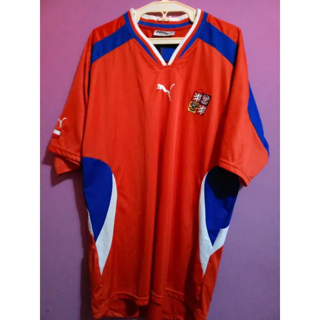 Camiseta De Seleccion Rep Checa 2000