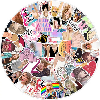 Pegatinas Stickers Cantante Taylor Swift Moda 50 Pzs Pegatinas Stickers Cantante Taylor Swift Moda 50 Pzs