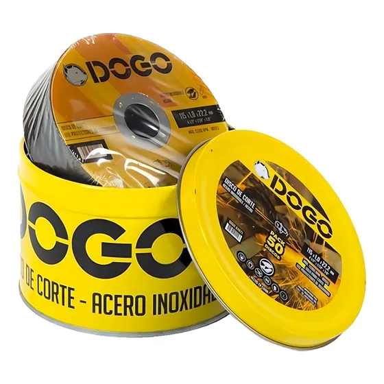 Disco Corte Amoladora Dogo 115 X 1,60 Mm X 50u Simil Tyrolit