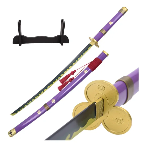Katana Japonesa Zoro Enma One Piece Incluye Base