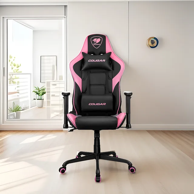 Silla Cougar Armor Elite Eva Gamer Rosa Material Cuero Pvc