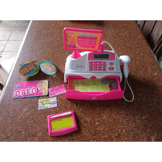 Caja Registradora De Barbie Usada