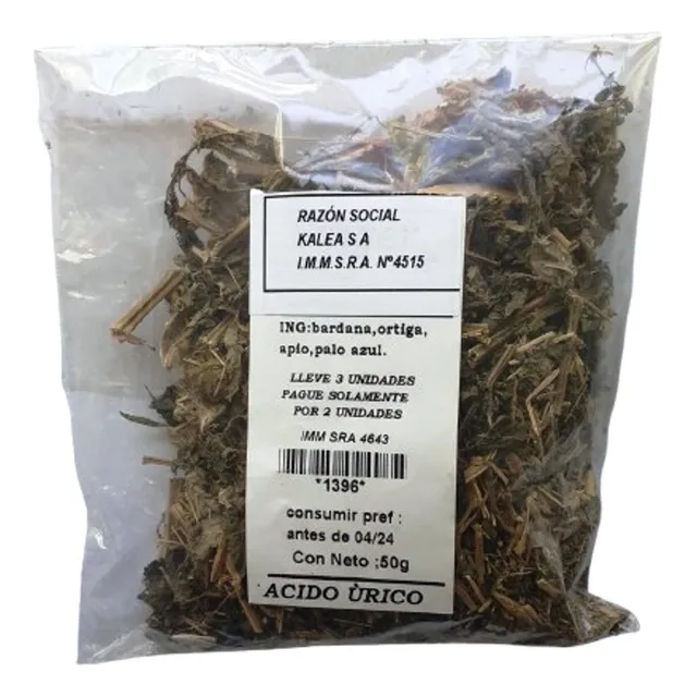 Planta Para El Acido Urico 50g Lleve 3 Pague Solo 2