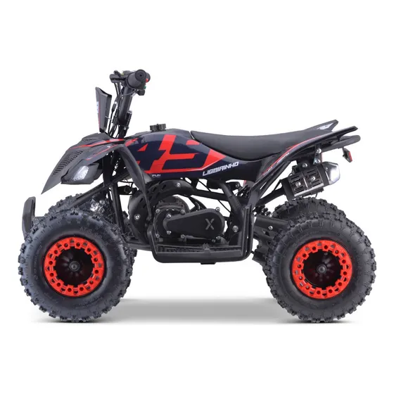 Mini Quadriciclo 50cc Com Partida Elétrica - Motos Cor Vermelho Voltagem do carregador 110V/220V