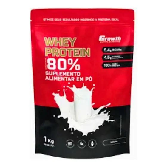 Whey Concentrado 80% Whey Protein - Growth Supplements