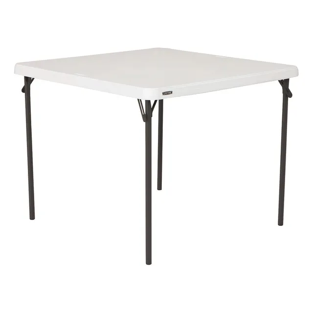 Lifetime 80783 - Mesa Plegable Cuadrada De Grado Comercial D