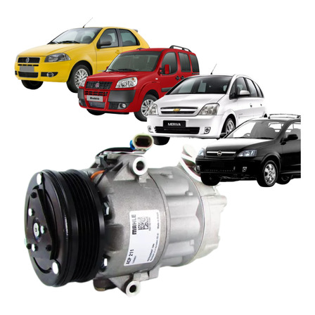 Compressor Mahle Fiat Doblo Meriva Montana 1.8 2003-2012 Compressor Mahle Fiat Doblo Meriva Montana 1.8 2003-2012