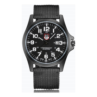 Reloj De Pulsera Redondo De Cuarzo Analógico Con Correa De N Reloj De Pulsera Redondo De Cuarzo Analógico Con Correa De N