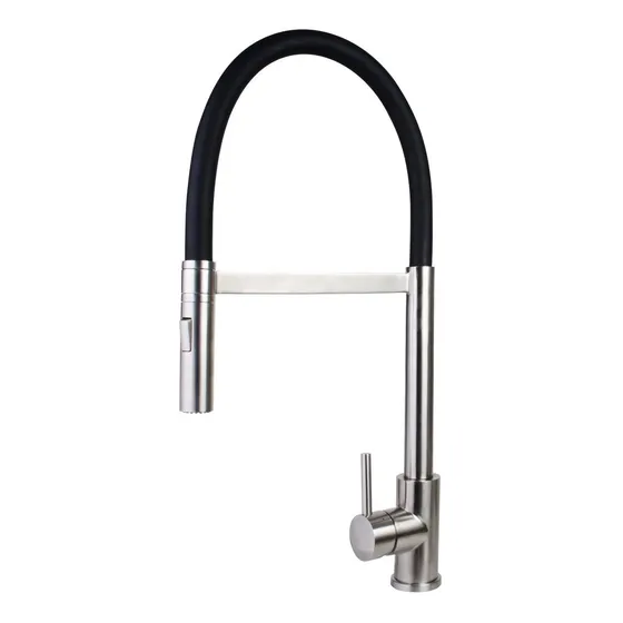 Griferia Llave Fregadero Fp Acero Inoxidabl Manguera Silicon