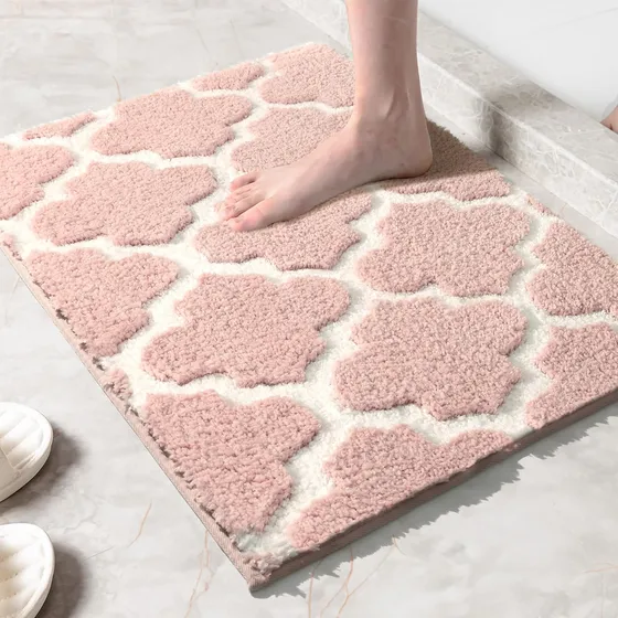 Tapete Baño Antideslizante Microfibra Suave Absorbente Para