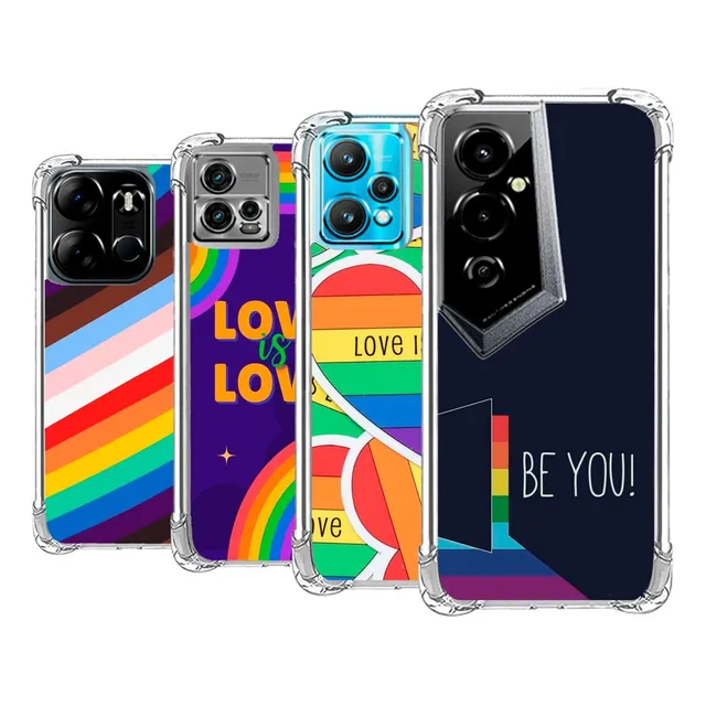 Forro Antigolpes  Orgullo Lgbt 2024 Tecno Spark Camon Todos