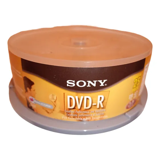 25 Discos Dvd-r Sony Pra Gravador De Video Ou Pc