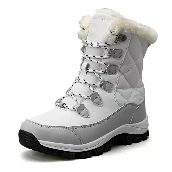 Botín Térmico Impermeable Forrado Con Chiporro Mujer - Nieve