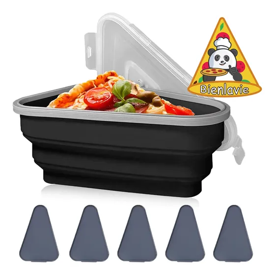 Bienlavie Contenedor Almacenamiento Pizza Expandible 5 Para