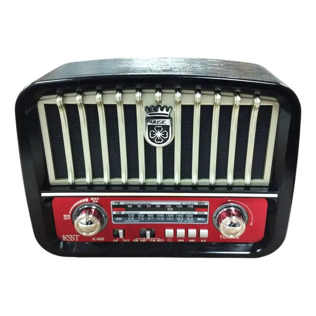 Radio Tipo Antigua Corriente Y Pila(multifuncion)