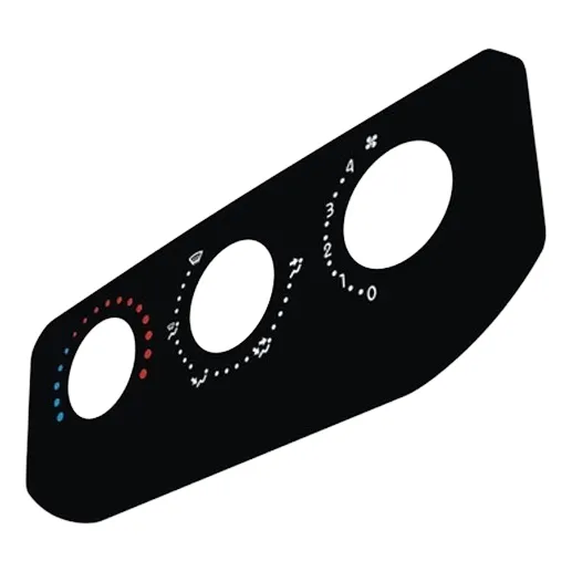 Calco Renault Clio / Calefaccion / Base Negra No Se Trasluce