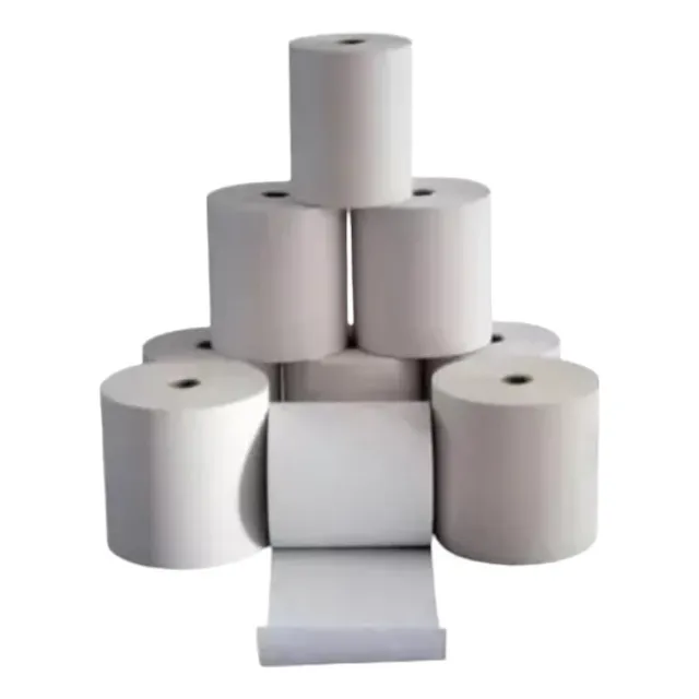 Caja X 10 Rollos Térmicos 80x80 Mm Papel Delgado 48 Grs