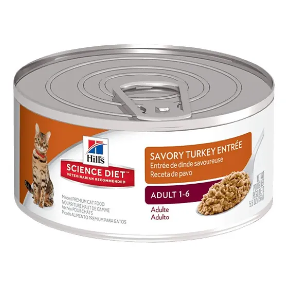 Alimento Hill's Science Diet Hill's Sd Adult Saludable Para Gato para gato adulto sabor pavo de 155.925 g | Cuotas sin interés