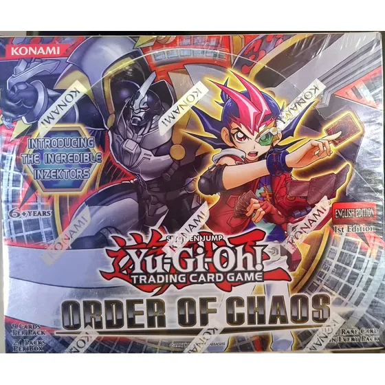 Yugioh Order Of Chaos Booster Box Inglés