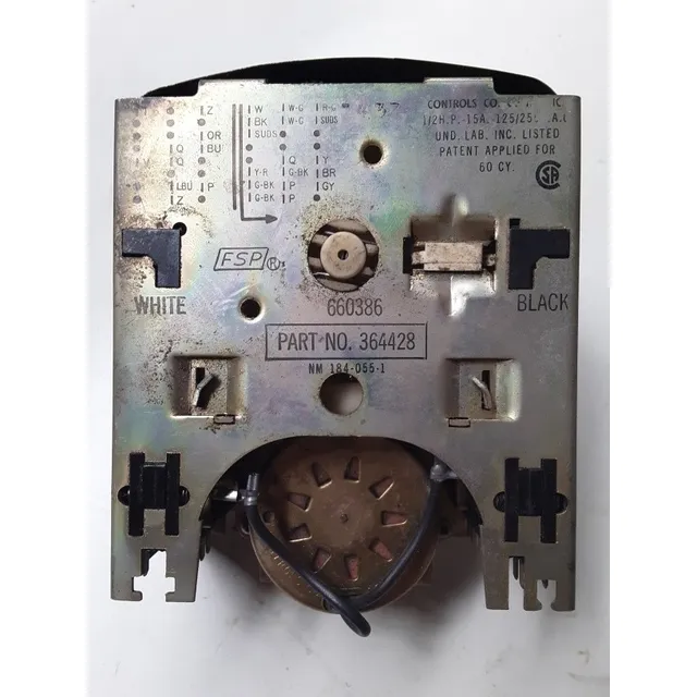 Reloj Timer De Lavadora Whirpool Part. No. 364428 Usado