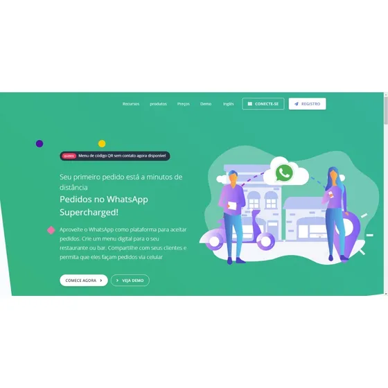 Sistema Com  Plataforma Para Aceitar Pedidos.