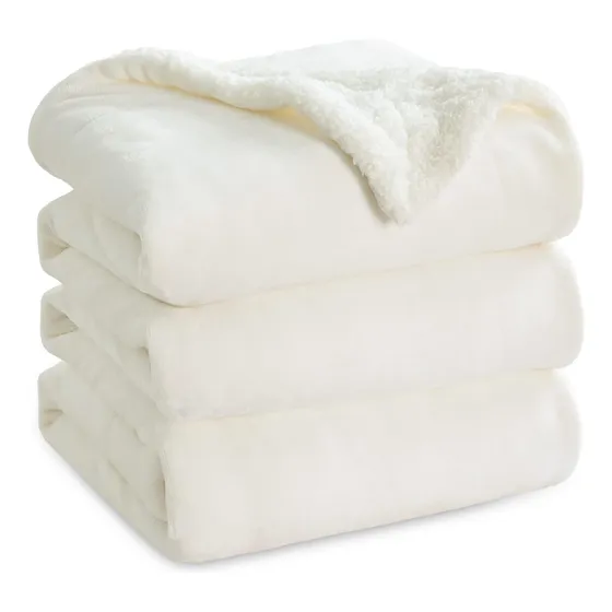 Frazada Manta Polar Corderito 2 Plazas Premium 200x230 Qr!
