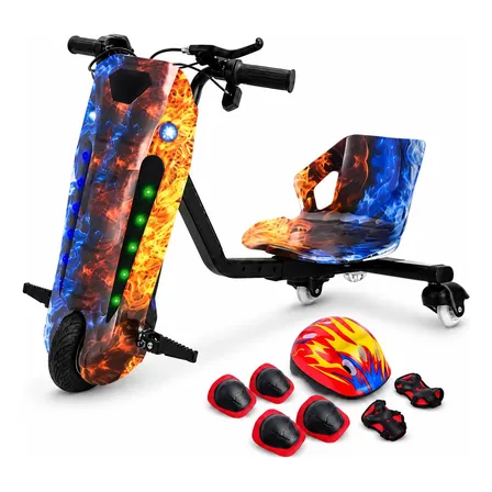 Triciclo Elétrico Drift Grande 350w Infantil 100kg Tipo 2