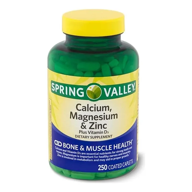 Vitamina D3 + Calcio + Magnesio + Zinc 250 Tabletas Eg C13