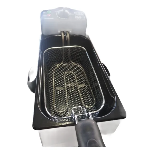 Freidor De Mesa De Una Cesta Electrico De 3 Litros 