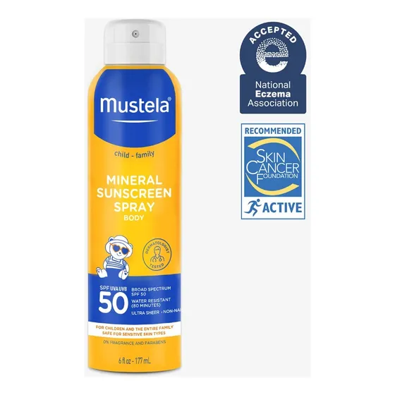 Protector Solar Mustela  Family 50 Spray  6oz