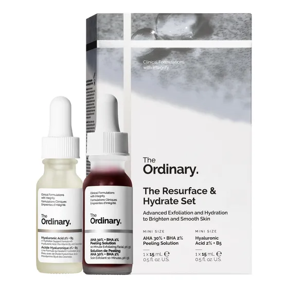 The Ordinary Resurface Set Peeling Y Acido Hialuronico Mini