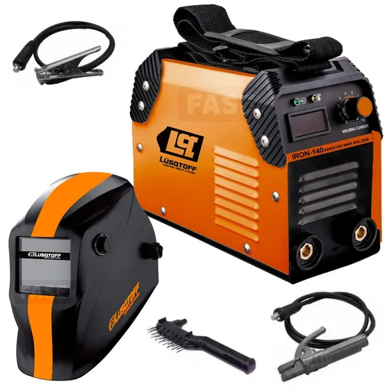 Soldadora Inverter Lusqtoff 120 Amp Mma Careta Fotosensible