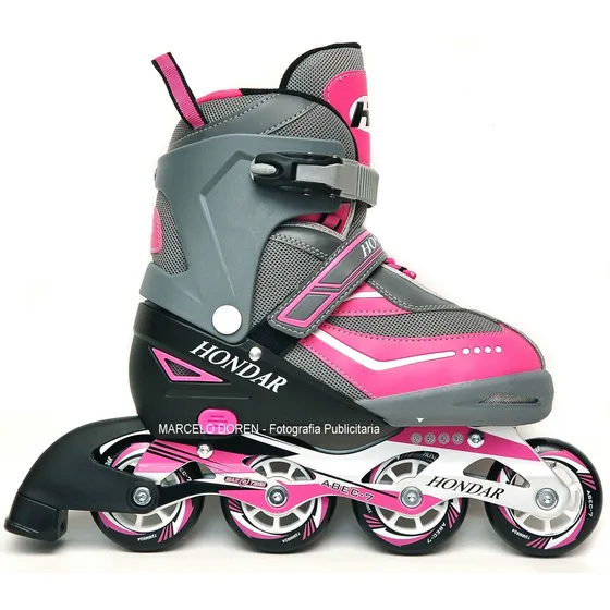 Patines En Linea Roller H D Mujer Ajustables 33 Al 40 Nuevos