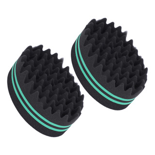 Esponja Para El Cabello Twist, 2 Piezas, Pequeños Orificios, Esponja Para El Cabello Twist, 2 Piezas, Pequeños Orificios,