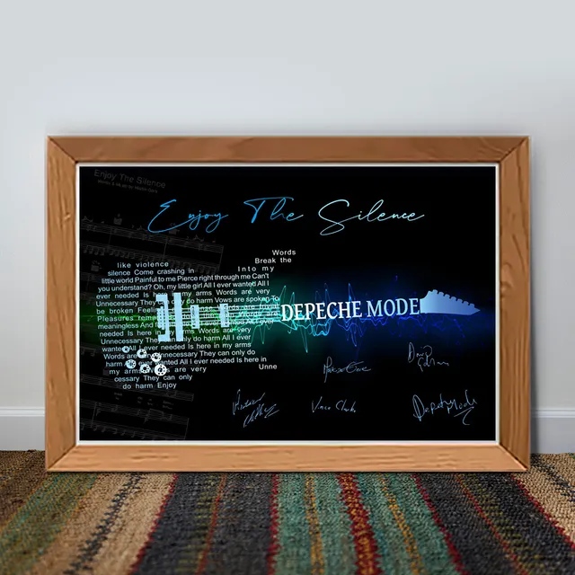 Cuadro Depeche Mode Enjoy The Silence - Mu0072
