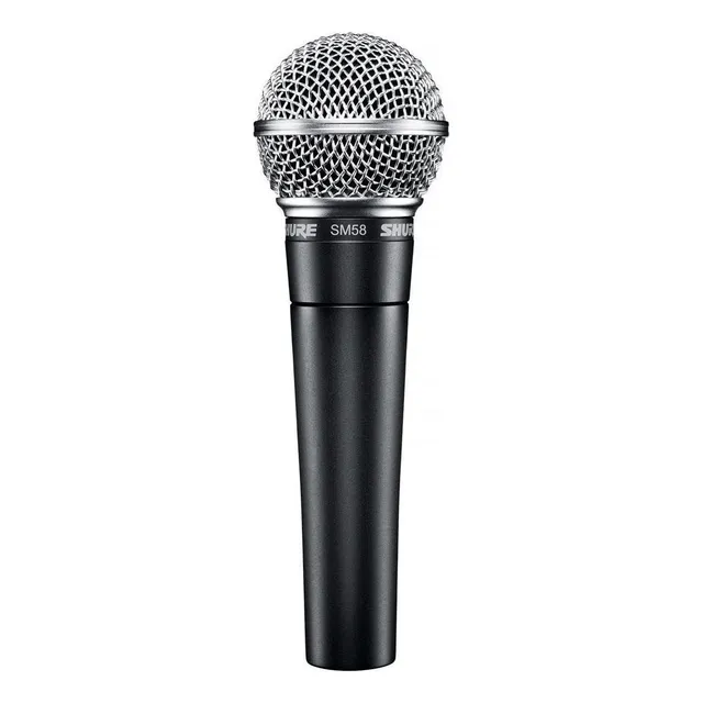 Micrófono Shure SM SM58-LC Dinámico Cardioide color gris oscuro/plateado