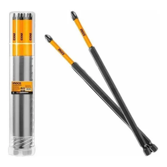Punta Ingco Larga S2 Ph2 1/4  X 250mm 10 Pz Sdbim11ph2103
