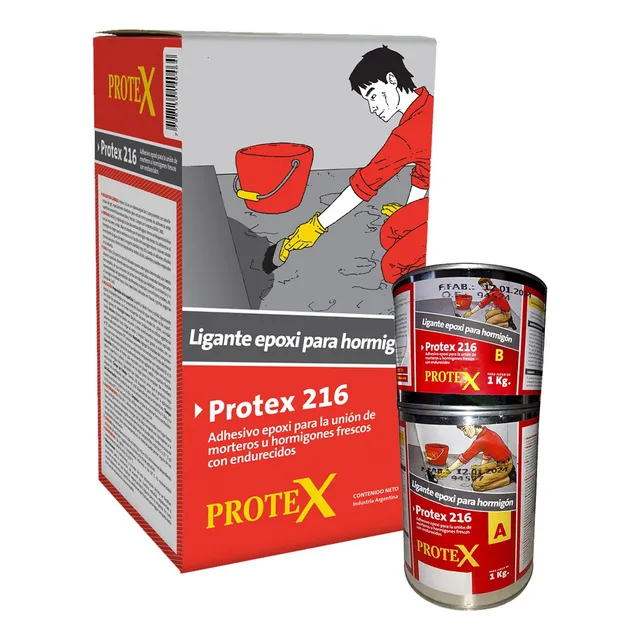 Adhesivo Epoxi 216 Ligante 1kg 2 Componentes Protex Mm