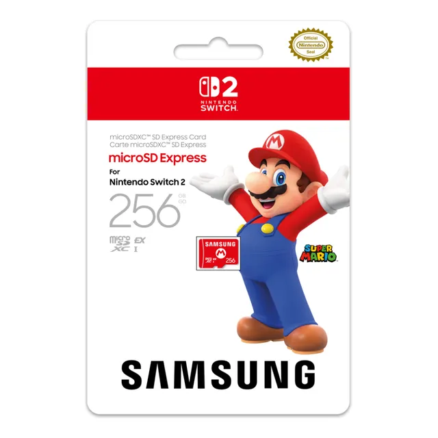 Memoria Microsd Express 256gb Para Nintendo Switch 2