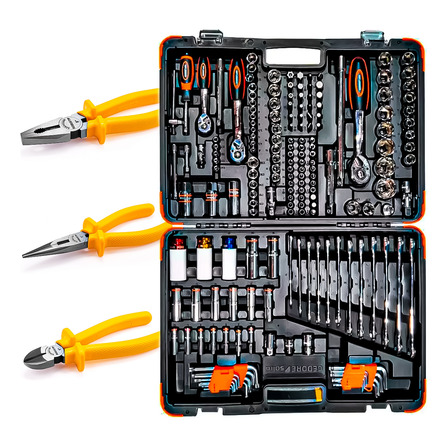 Kit Jogo Ferramentas 178 Pcs 5000r + Alicates Robust Kit Jogo Ferramentas 178 Pcs 5000r + Alicates Robust
