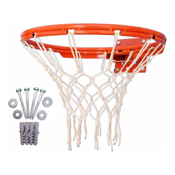 Aro Basquet Profesional Rebatible C/red + Tornillos P/pared